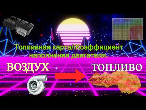 Видео: Топливная карта//Коэффициент наполнения двигателя.