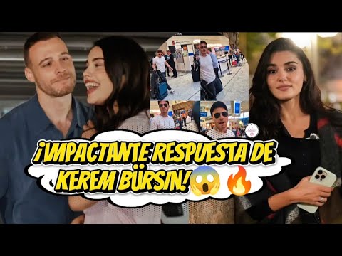Видео: Ответ Керема Бюрсина вызвал переполох в социальных сетях! Его новую партнёршу сравнили с Ханде