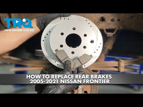 Видео: Как заменить задние тормоза на Nissan Frontier 2005-2021 годов