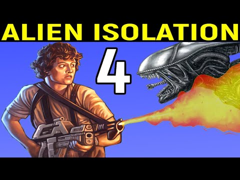 Видео: #4 ПОДЖАРИЛ ЧУЖОГО ОГНЕМЁТОМ - Alien Isolation