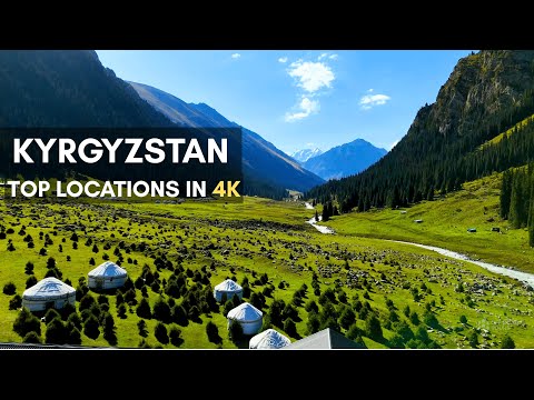 Видео: Beautiful Kyrgyzstan in 4K - Relaxing Scenes | Кыргызстан 4к