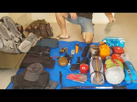 Видео: обзор снаряжения для 3х дневного одиночного похода в горы