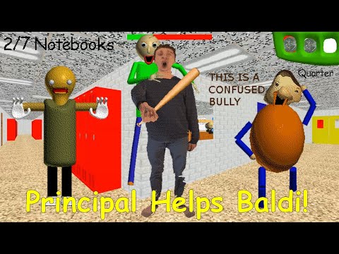 Видео: Директор помогает Балди! — мод Baldi's Basics