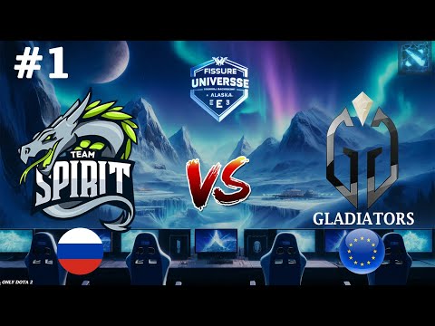 Видео: ГЛАВНАЯ БИТВА ТУРНИРА! | Spirit vs Gladiators #1 (BO3) FISSURE Universe Ep 4