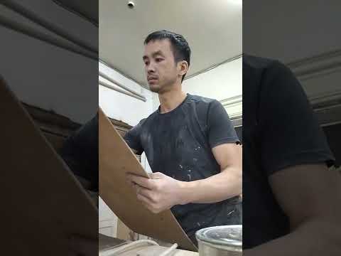 Видео: про шпон, какие виды шпона есть, и метод покраски Мориока или пропитка. #шпон #столярка #морилка