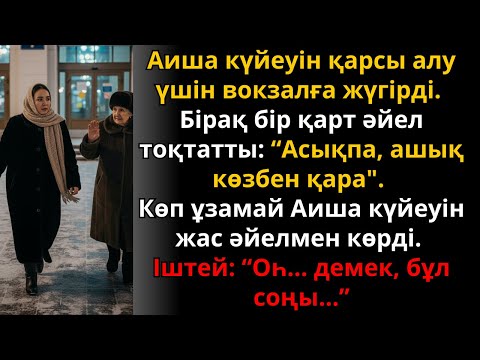 Видео: Аиша вокзалға асықты, Бірақ қарт әйел тоқтатты. Көп ұзамай күйеуін басқа әйелмен көрді  әсерлі оқиға
