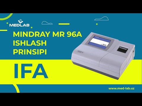 Видео: Mindray MR 96A/ИФА (иммуноферментный) анализатор MINDRAY MR-96A/Mindray - MR-96A