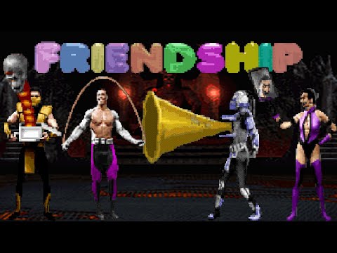 Видео: Mortal Kombat Trilogy [PS1] — Все дружбы