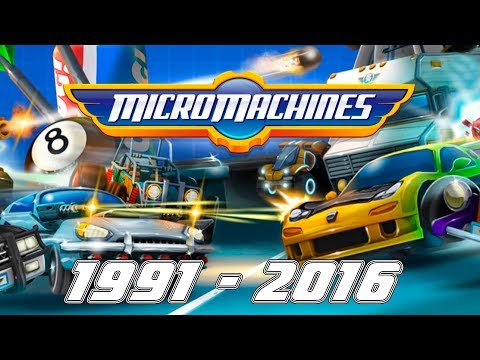 Видео: История / Эволюция Micro Machines