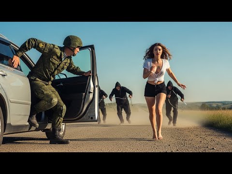 Видео: Русский солдат видит девушку, бегущую от похитителей — то, что он сделал дальше, поразило всех