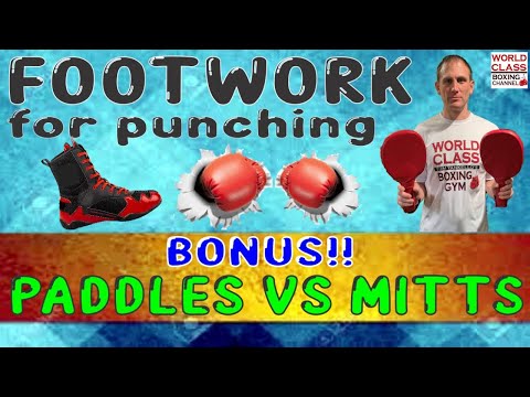 Видео: Как правильно двигать ногами для подготовки к ударам. ПЛЮС Что лучше: ПЛАТКИ или ПАНДЫ?