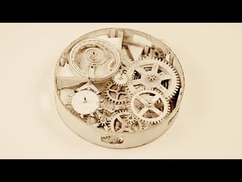 Видео: Working paper watch / Действующие часы из бумаги
