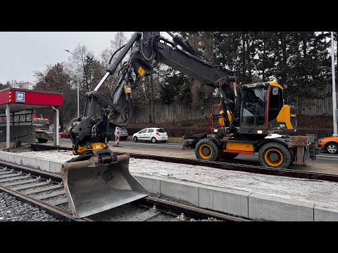 Видео: Строительство новых трамвайных линий