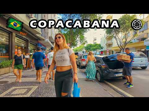 Видео: ПРОГУЛКА ПО УЛИЦЕ КОПАКАБАНА — Рио-де-Жанейро 🇧🇷 Бразилия | 2024 【 4K UHD 】