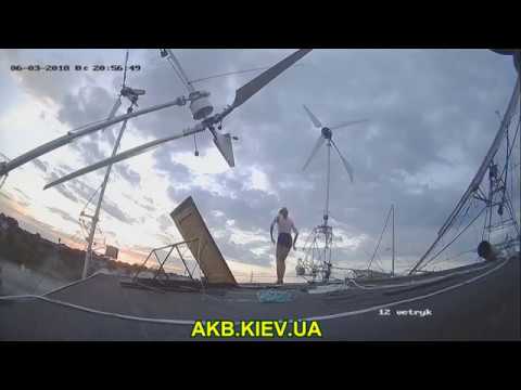 Видео: Мачта 17м на винтовых сваях Ветрогенератор 3кВт Ветряк_2