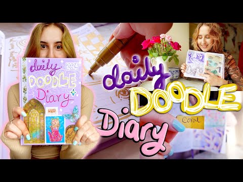 Видео: Начинаем ЕЖЕДНЕВНЫЙ ДНЕВНИК-ЗАРИСОВКУ??!? *Годовой художественный челлендж*