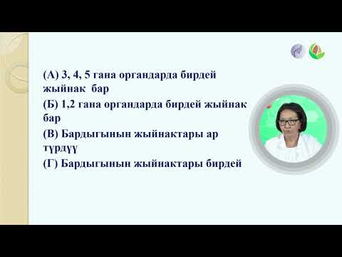 Видео: Биология 5 сабак