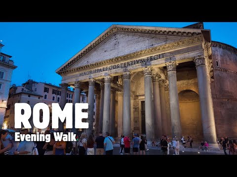 Видео: ВЕЧЕРНЯЯ ПРОГУЛКА ПО РИМУ 🇮🇹 | Очаровательная прогулка от Пантеона до Ватикана
