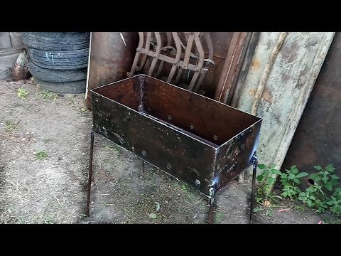 Видео: Как сварить мангал просто быстро и легко