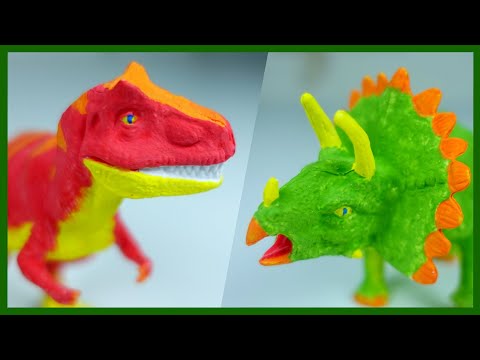 Видео: Раскрашиваю ДИНО ЗАВРОВ от Happy Box. Dinosaurs.