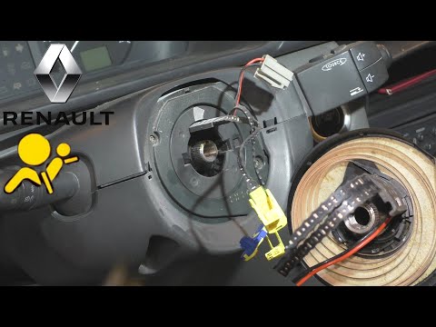 Видео: Замена шлейфа руля Airbag Renault