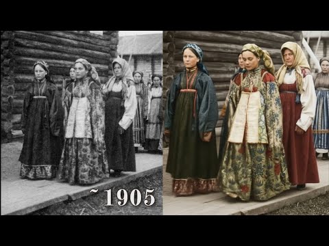 Видео: Отдых и праздники крестьян. Ожившие фото — Ч. 2 | Peasant Joys and Celebrations. Colorized  — Part 2