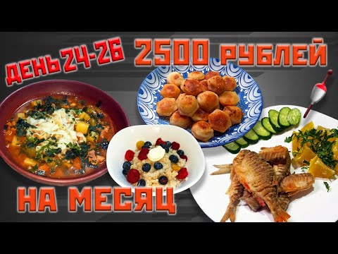 Видео: Выживаю месяц на 2500 рублей. День 24-26.