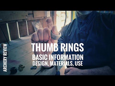 Видео: Основы кольца для большого пальца: дизайн, материал, применение