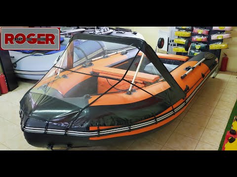 Видео: ЛОДКА ПВХ ROGER SFERA 3800 НДНД| ВМЕСТИТЕЛЬНАЯ ЛОДКА С ОГРОМНЫМ КОКПИТОМ