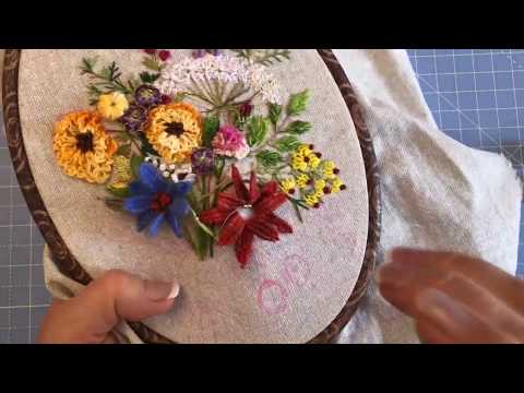 Видео: Плетеный шов или плетем лепестки ( Woven picot.)