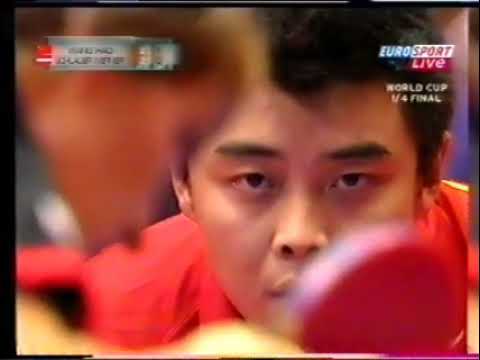 Видео: Schlager Werner (AUT) vs Wang Hao (CHN). Table Tennis World Cup 2006. 1\4. Русский комментарий.