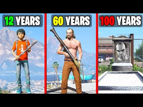 Видео: Я ПРОЖИЛ 100 ЛЕТ за ТРЕВОРА в GTA 5 Моды!