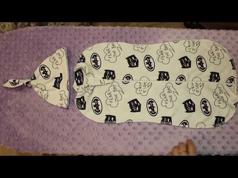 Видео: Как сшить пеленку - кокон и шапочку редиску