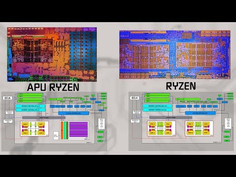 Видео: Отличия APU RYZEN от обычных RYZEN.