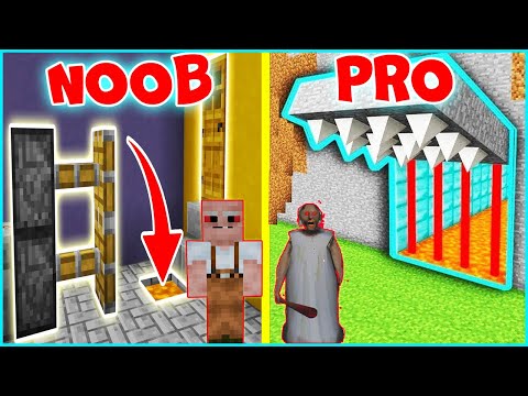 Видео: БАБКА ГРЕННИ И GRANDPA ПОСТРОИЛИ ЛОВУШКИ НУБА И ПРО В МАЙНКРАФТ | НУБИК В MINECRAFT ТРОЛЛИНГ GRANNY