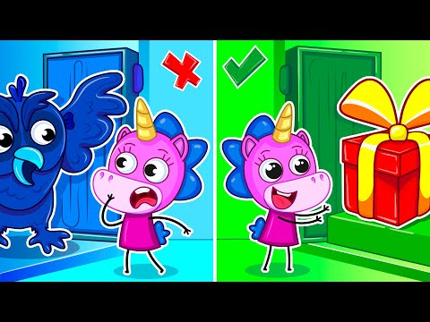 Видео: Не вибирайте неправильні двері! | Кольоровий гігантський лабіринт🚪✨ | Крихітка Мімі🦄