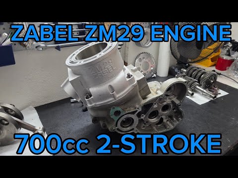 Видео: Разборка двухтактного двигателя 700 куб. см | ZABEL V-Twin Tracker, часть 2