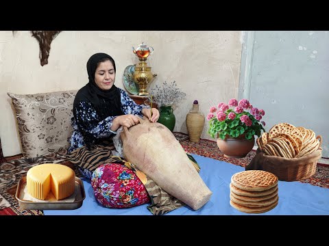Видео: Повседневная жизнь в иранской деревне! 💗 Местное масло и тандури