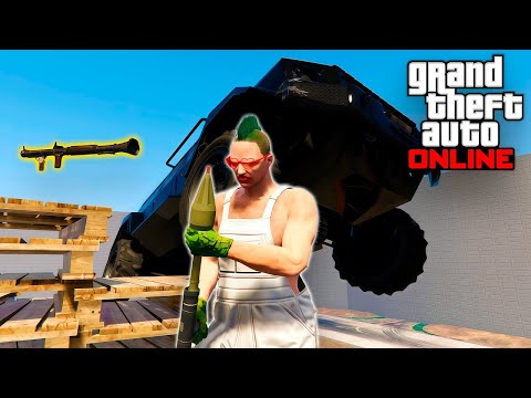 Видео: НУ ТАК РЯДОМ ЖЕ БЫЛО... Рпг Vs инсургенты в Grand Theft Auto Online