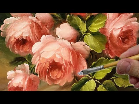 Видео: РОЗЫ / ПОКРАСКА ШАГ ЗА ШАГОМ / СПЕЦИАЛЬНОЕ ИЗДАНИЕ
