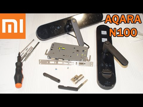 Видео: Подробный обзор Xiaomi Aqara N100 умный замок - Bluetooth, NFC и сканер отпечатков пальцев