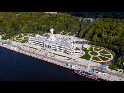 Видео: Северный речной вокзал после реставрации