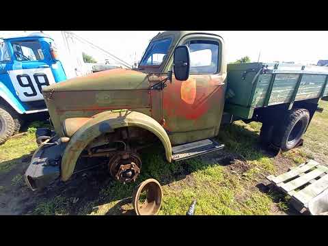 Видео: ГАЗ 51, запуск, замена т. бака, ремонт тормозов. 18.07.2022г.
