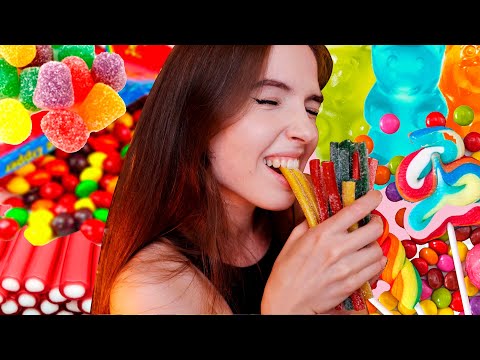 Видео: 🍭АСМР Итинг кислого мармелада🍭 / 🍭ASMR Eating sour marmalade🍭