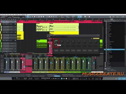 Видео: PreSonus Studio One 3. Часть 13. Добавление эффекта на трек, редактор канала.