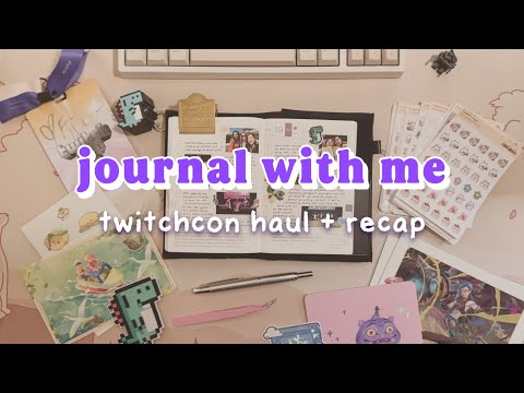 Видео: Twitchcon haul + reply ✦ журнал со мной