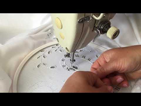 Видео: Вышивка ришелье