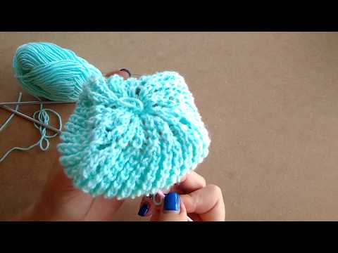 Видео: Как связать шапочку айсберг