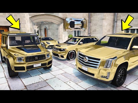 Видео: УГНАЛ КУЧУ ЗОЛОТЫХ ЧИТ ТАЧЕК ЗА 180 СЕКУНД! БИТВА ВОРОВ ГТА 5! ОБЗОР МОДА В GTA 5!