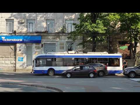 Видео: Chisinau trolleybuses, may, 2021, part III │ Кишинёвские троллейбусы, май 2021, часть III